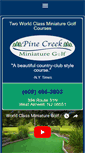 Mobile Screenshot of pinecreekgolf.com